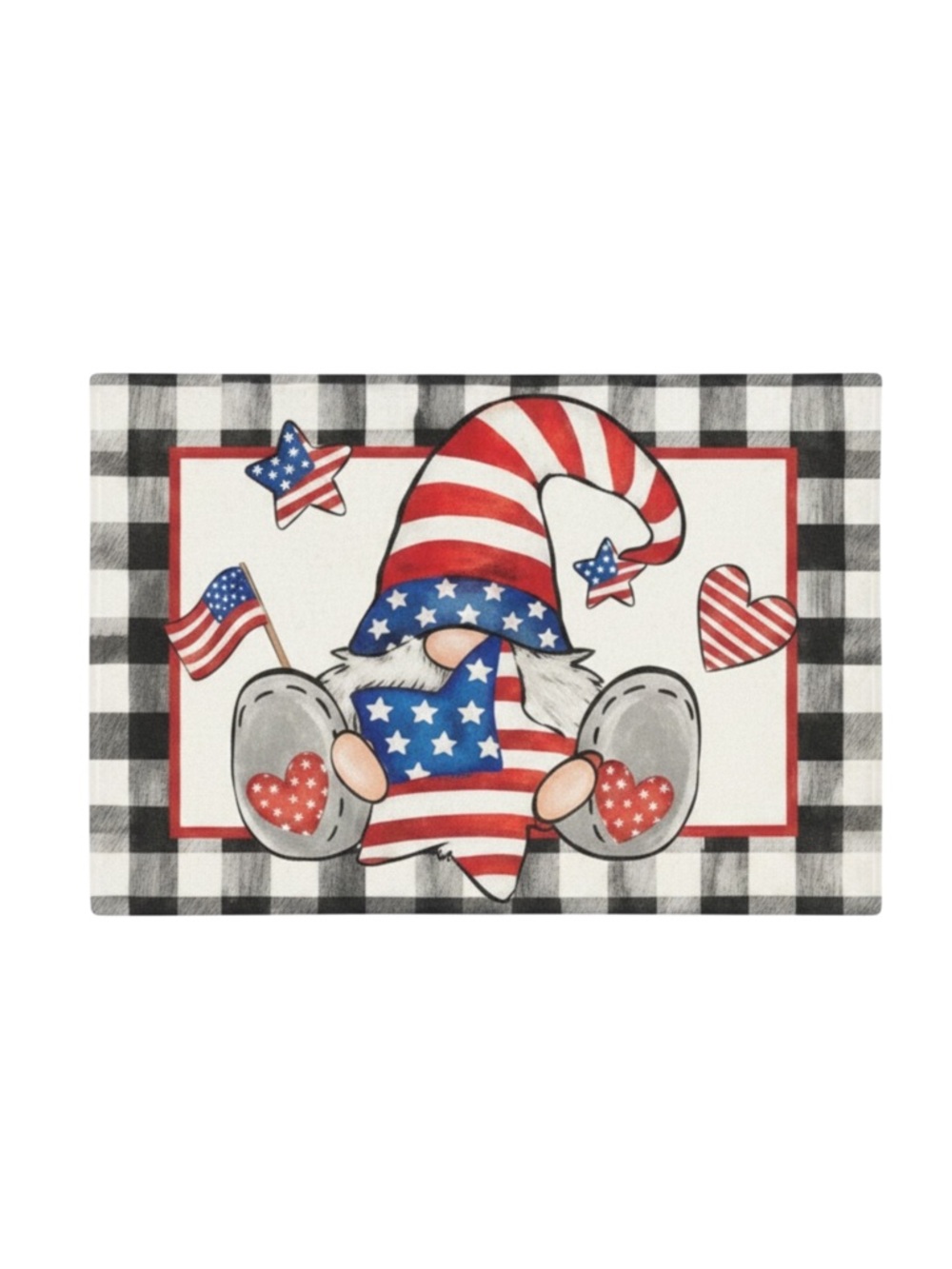 Patriotic Star Gnome Table Runner and Placemats - Picture 2 of 4